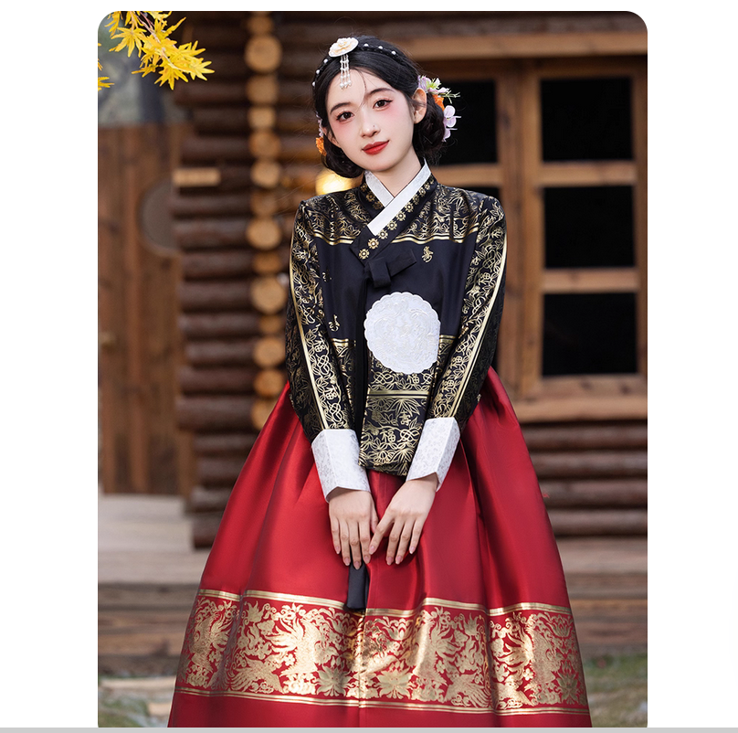 Korean Lifestyle & Kids Boutique - Этнический ретро-ханбок в корейском стиле, стройнящий