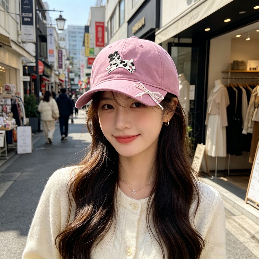 Korean Student Lifestyle - Мягкая бейсболка в корейском стиле с