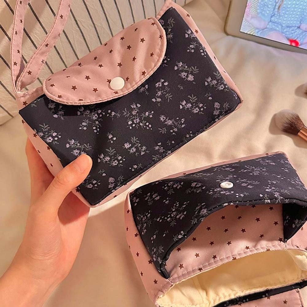 Фиолетовая косметичка с цветоч – обзор и цена Korean Lifestyle & Kids Boutique