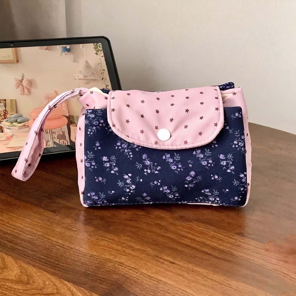 Фиолетовая косметичка с цветоч – обзор и цена Korean Lifestyle & Kids Boutique