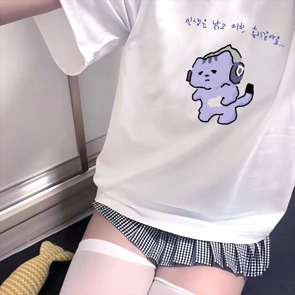 Футболка с милым текстовым при – обзор и цена Korean Lifestyle & Kids Boutique